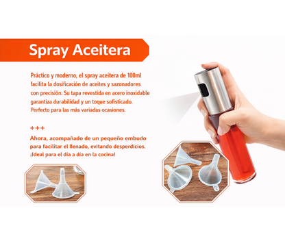 Polaro OilMist™ - Spray dosificador de aceite preciso y elegante