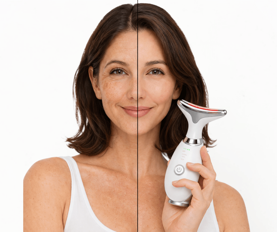 Polaro SkinGlow™ - Dispositivo facial ultrasónico con LED
